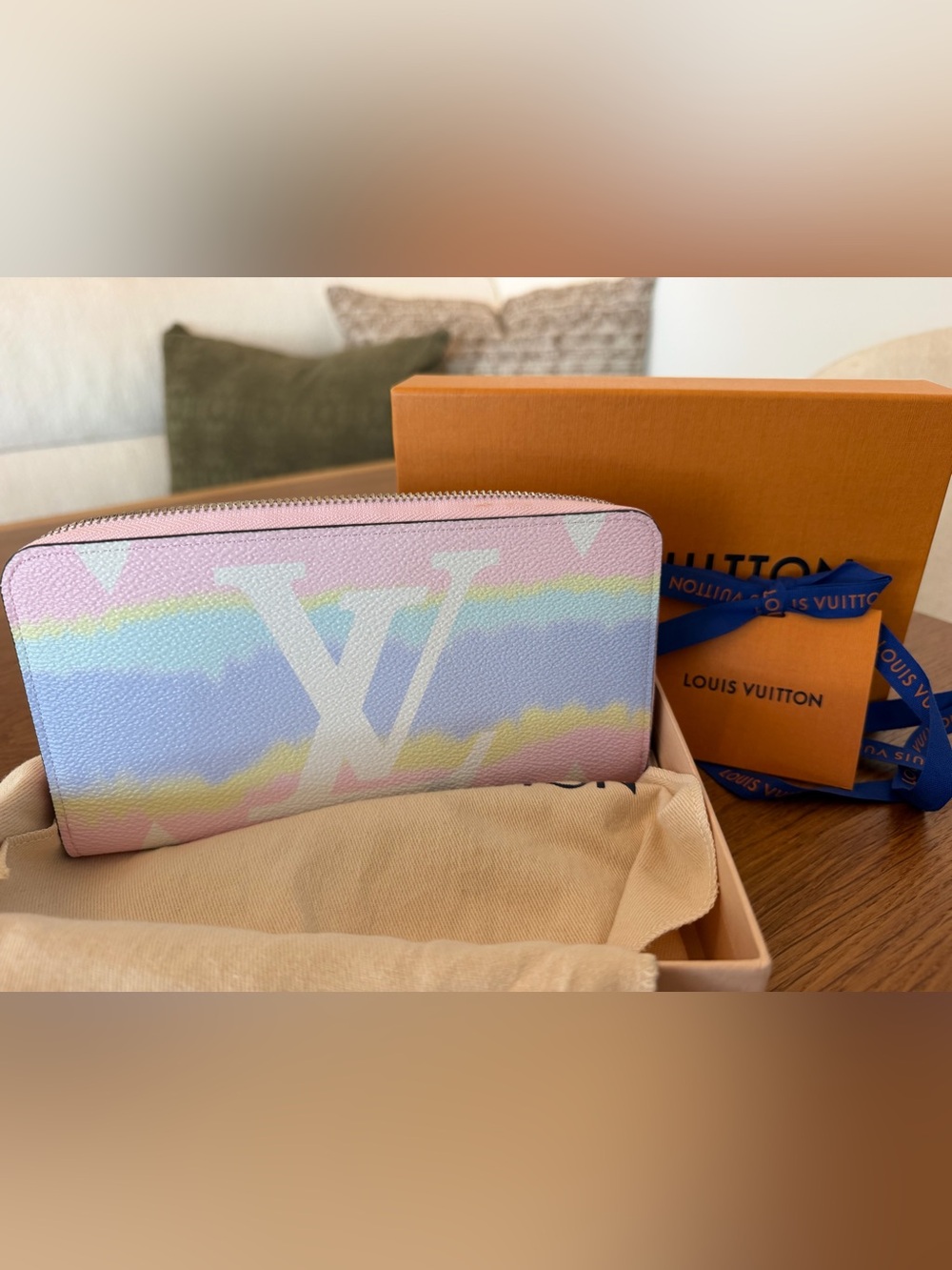 Louis Vuitton Pastel Monogram Canvas Wallet - Pink/Multicolor